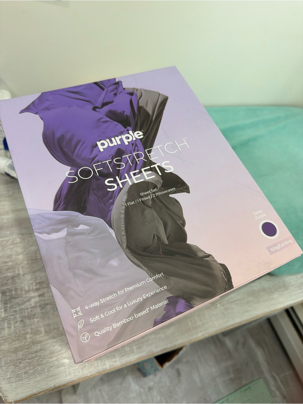 Purple SoftStretch Sheets - Deep Purple